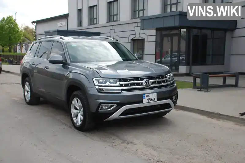 Внедорожник / Кроссовер Volkswagen Atlas 2019 2 л. Автомат обл. Ровенская, Ровно - Фото 1/21