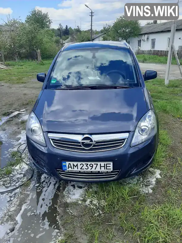 Мінівен Opel Zafira 2011 1.69 л. Ручна / Механіка обл. Житомирська, Коростень - Фото 1/16