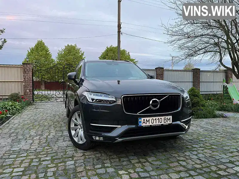 Позашляховик / Кросовер Volvo XC90 2016 1.97 л. Автомат обл. Житомирська, Житомир - Фото 1/21