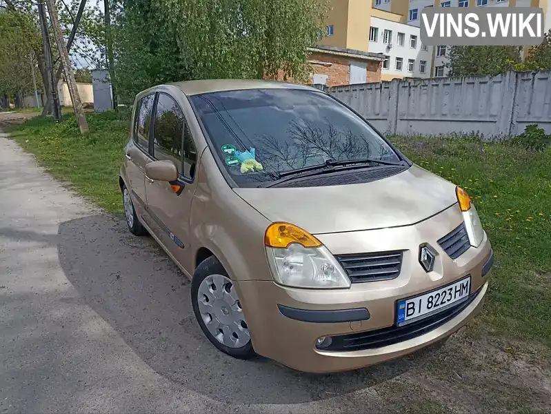 Хетчбек Renault Modus 2005 1.6 л. Автомат обл. Полтавська, Лубни - Фото 1/13