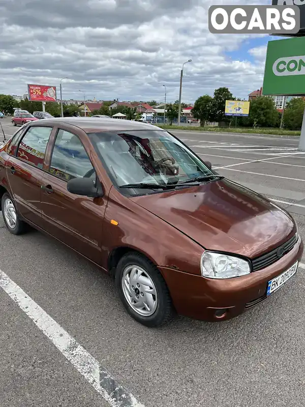 Седан ВАЗ / Lada 1118 Калина 2008 1.39 л. Ручная / Механика обл. Ровенская, Ровно - Фото 1/21