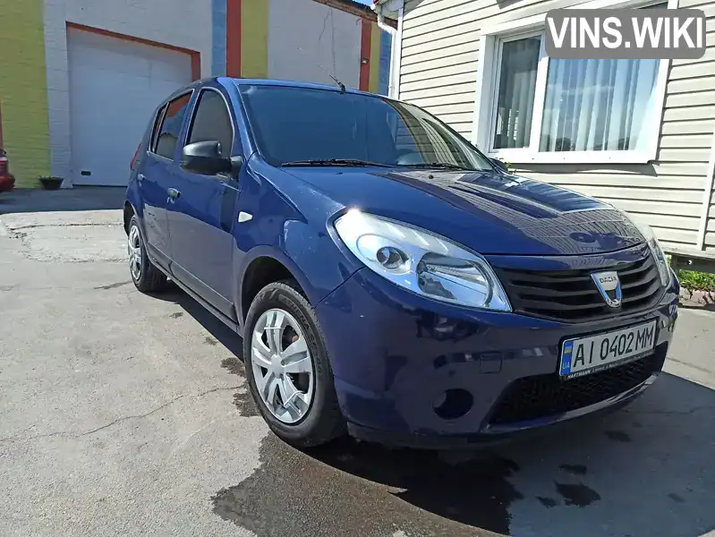 Хетчбек Dacia Sandero 2009 1.2 л. Ручна / Механіка обл. Київська, Біла Церква - Фото 1/21