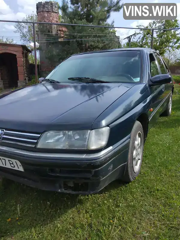 Седан Peugeot 605 1991 2 л. Ручна / Механіка обл. Сумська, Ромни - Фото 1/9