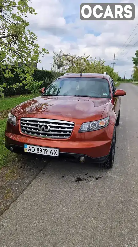 Позашляховик / Кросовер Infiniti FX 35 2006 3.5 л. Автомат обл. Закарпатська, Виноградів - Фото 1/12