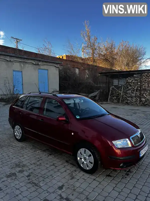 Універсал Skoda Fabia 2005 1.39 л. Ручна / Механіка обл. Тернопільська, Чортків - Фото 1/13