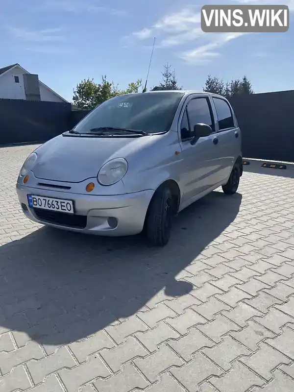 Хетчбек Daewoo Matiz 2006 0.8 л. Ручна / Механіка обл. Тернопільська, Ланівці - Фото 1/9