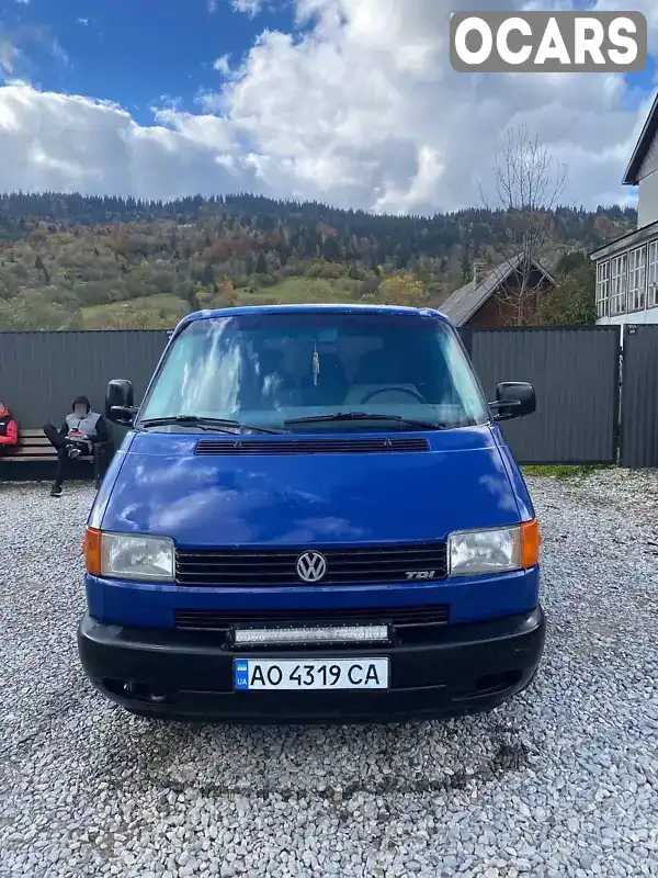 Минивэн Volkswagen Transporter 2001 2.5 л. Ручная / Механика обл. Закарпатская, Рахов - Фото 1/10