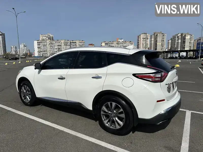 Позашляховик / Кросовер Nissan Murano 2016 3.5 л. Автомат обл. Київська, Київ - Фото 1/19