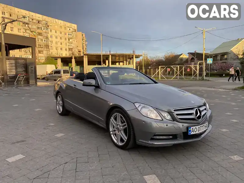 Кабріолет Mercedes-Benz E-Class 2012 2.2 л. Автомат обл. Закарпатська, Ужгород - Фото 1/11