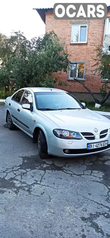 Седан Nissan Almera 2004 1.5 л. Ручна / Механіка обл. Полтавська, Хорол - Фото 1/12