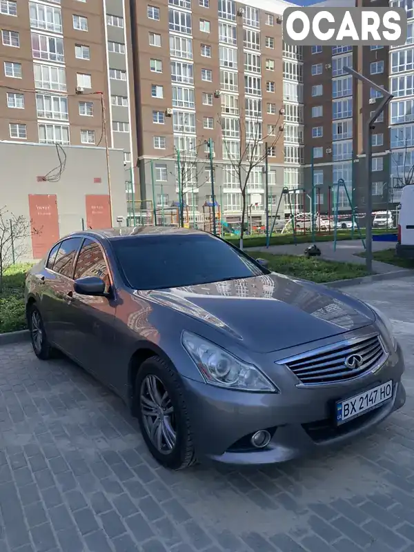 Седан Infiniti G25 2011 2.5 л. Автомат обл. Хмельницька, Хмельницький - Фото 1/6