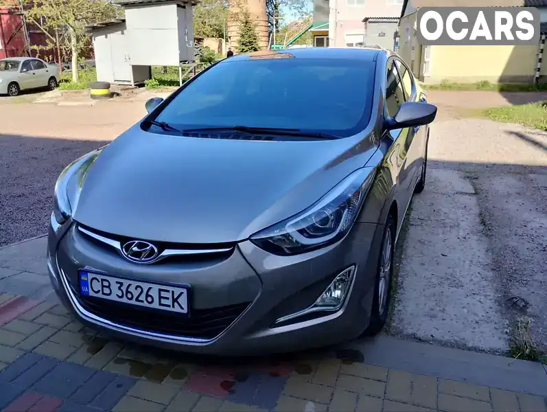 Седан Hyundai Elantra 2014 1.8 л. Автомат обл. Чернігівська, Прилуки - Фото 1/15