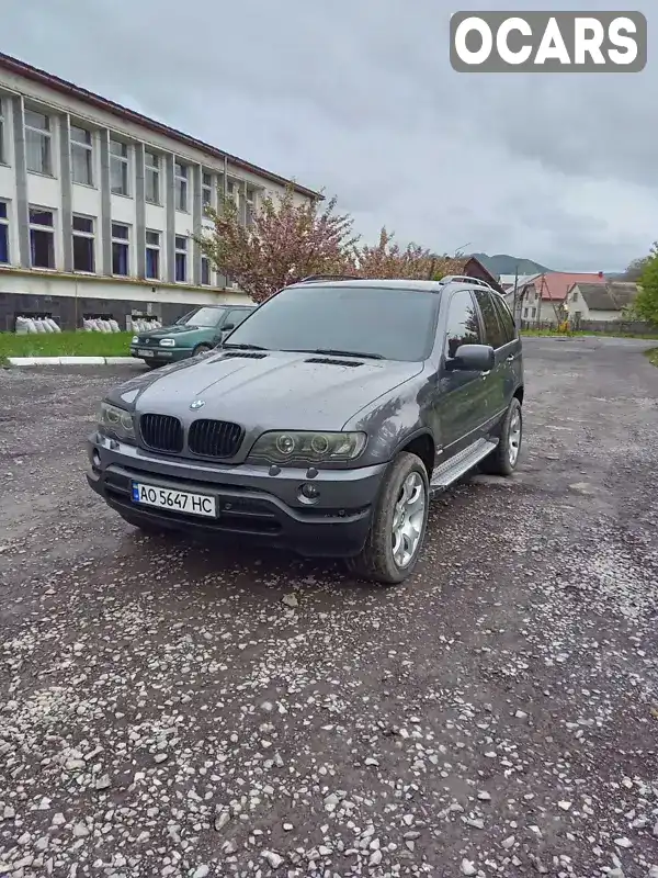 Позашляховик / Кросовер BMW X5 2003 2.9 л. Автомат обл. Закарпатська, Хуст - Фото 1/5