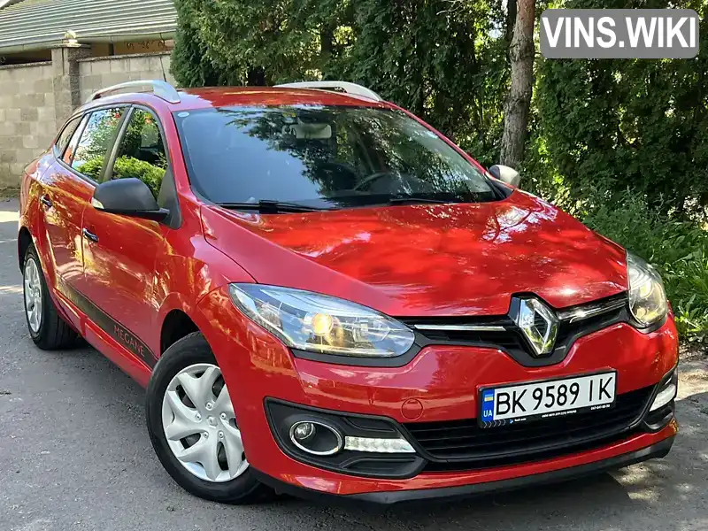 Універсал Renault Megane 2014 1.5 л. Ручна / Механіка обл. Рівненська, Рівне - Фото 1/21