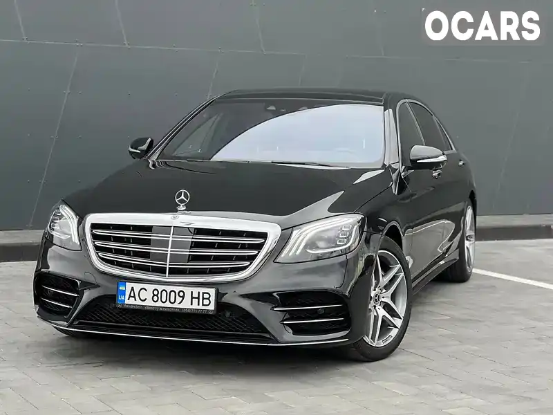 Седан Mercedes-Benz S-Class 2018 2.93 л. Автомат обл. Волинська, Луцьк - Фото 1/11