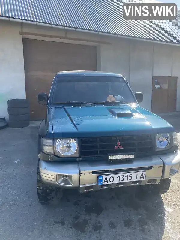 Внедорожник / Кроссовер Mitsubishi Pajero 2002 2.48 л. Ручная / Механика обл. Закарпатская, Тячев - Фото 1/10