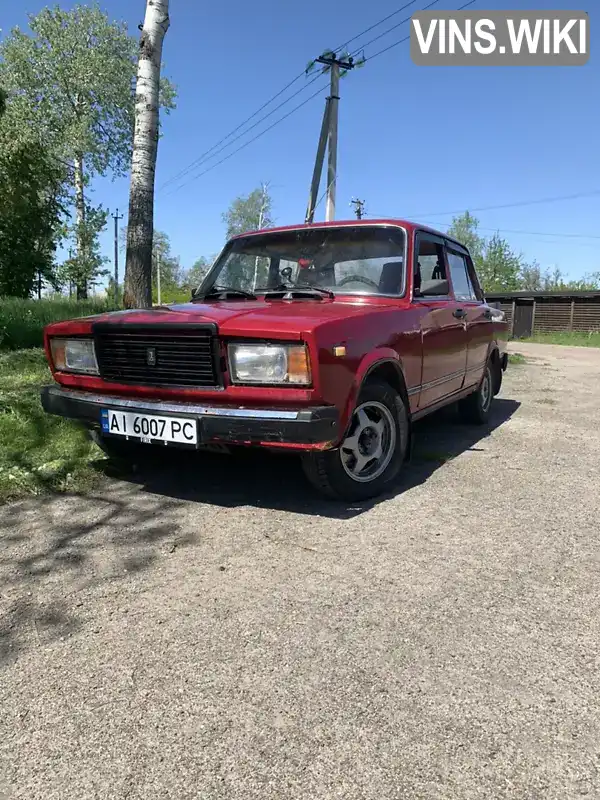 Седан ВАЗ / Lada 2107 1988 1.3 л. Ручна / Механіка обл. Київська, Переяслав - Фото 1/8