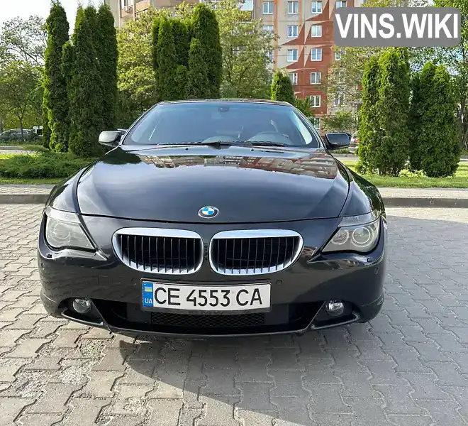 Купе BMW 6 Series 2004 3 л. Автомат обл. Черновицкая, Черновцы - Фото 1/21