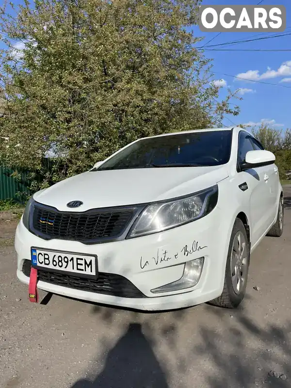 Седан Kia Rio 2012 1.59 л. Автомат обл. Чернігівська, Ніжин - Фото 1/11