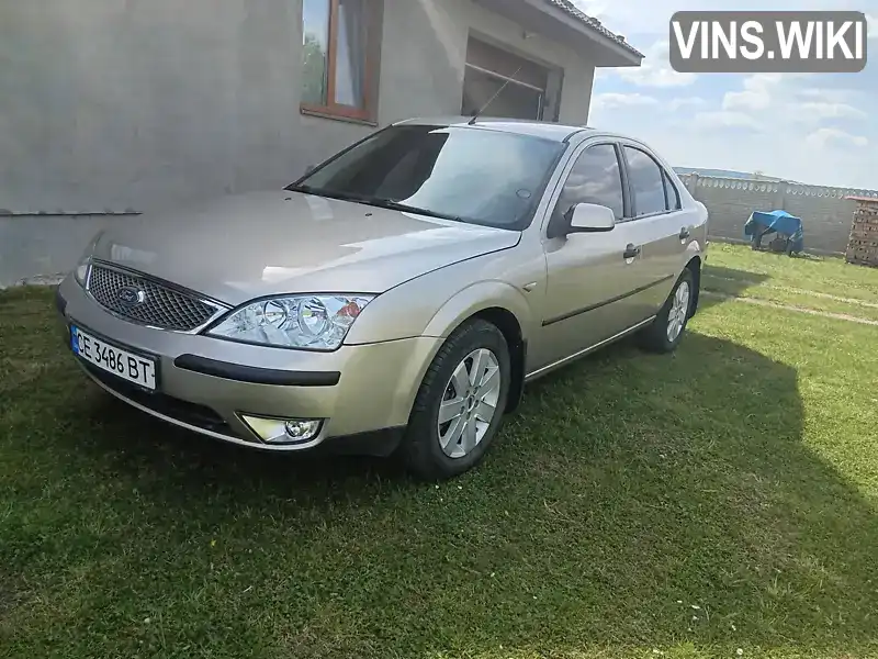 Лифтбек Ford Mondeo 2004 1.99 л. Ручная / Механика обл. Черновицкая, Глубокая - Фото 1/21