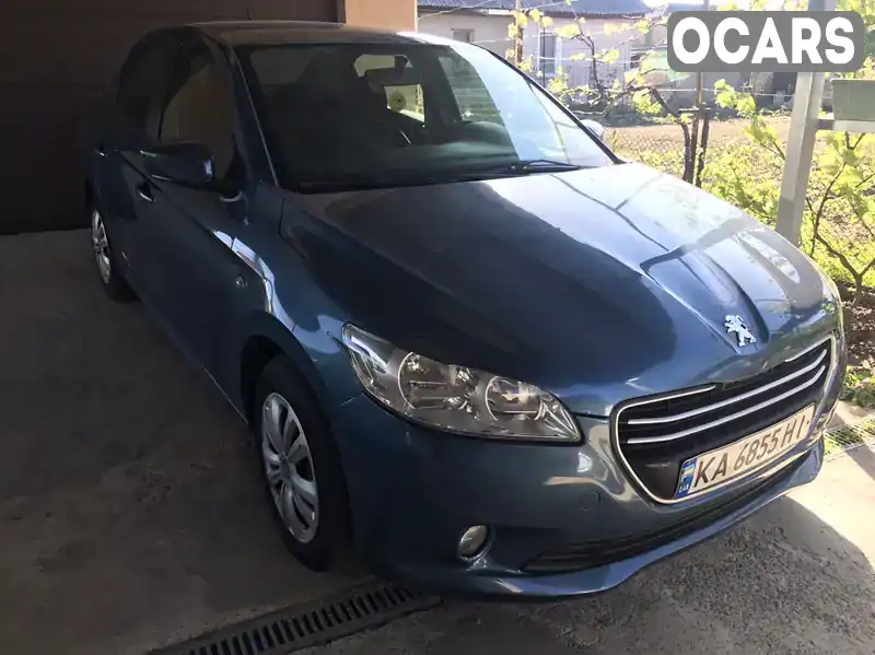 Седан Peugeot 301 2015 1.56 л. обл. Киевская, Киев - Фото 1/21