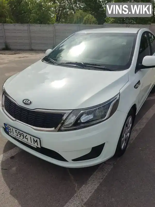 Седан Kia Rio 2013 null_content л. обл. Полтавська, Кременчук - Фото 1/21