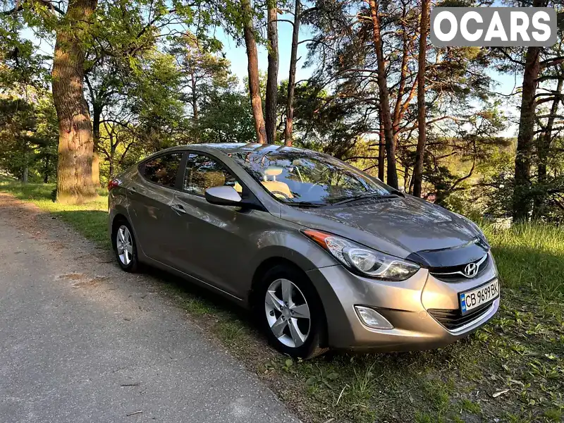 Седан Hyundai Elantra 2013 1.8 л. Автомат обл. Чернігівська, Чернігів - Фото 1/13