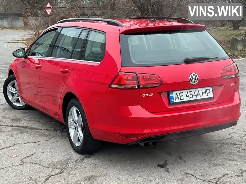 3VWCA7AU3GM512005 Volkswagen Golf 2015 Универсал 1.97 л. Фото 5