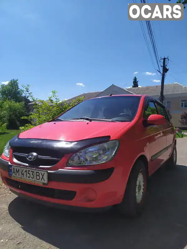 Хетчбек Hyundai Getz 2010 1.4 л. Ручна / Механіка обл. Житомирська, Житомир - Фото 1/12