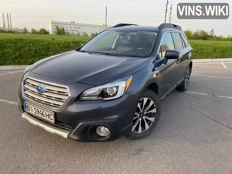 Універсал Subaru Outback 2017 2.5 л. Варіатор обл. Полтавська, Полтава - Фото 1/21