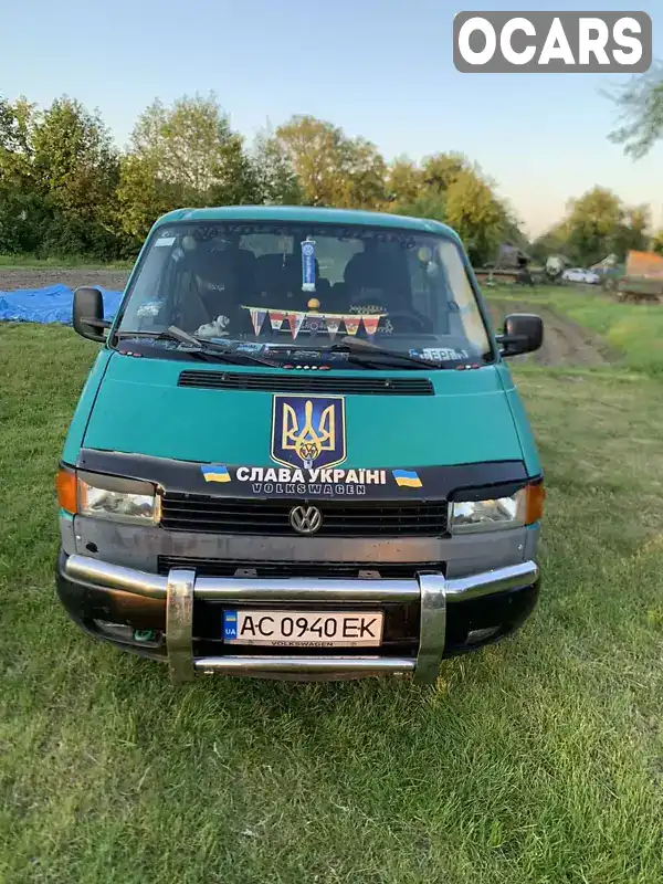 Мінівен Volkswagen Transporter 1997 2.46 л. Ручна / Механіка обл. Волинська, Маневичі - Фото 1/10