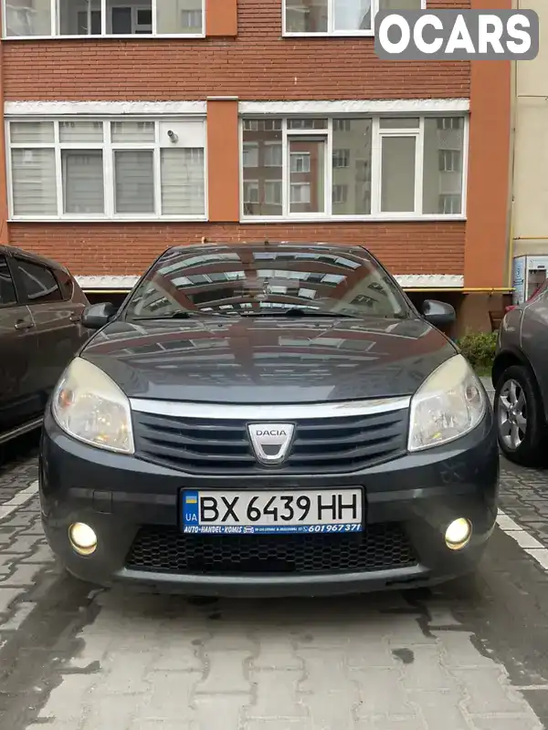 Хетчбек Dacia Sandero 2009 1.4 л. Ручна / Механіка обл. Хмельницька, Хмельницький - Фото 1/19