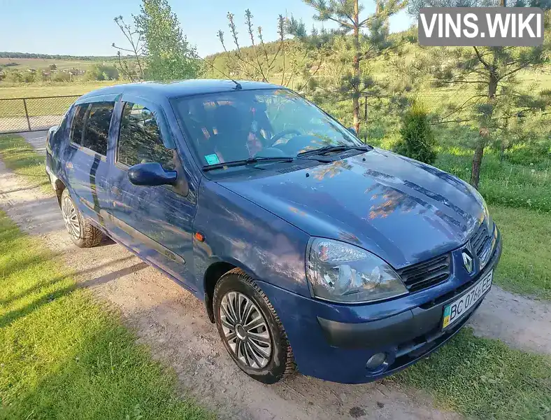 Седан Renault Clio Symbol 2005 1.39 л. Ручна / Механіка обл. Львівська, Львів - Фото 1/9