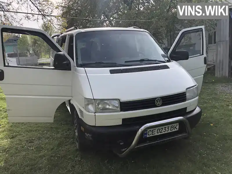 Мінівен Volkswagen Transporter 1997 2.37 л. обл. Чернівецька, Кельменці - Фото 1/9