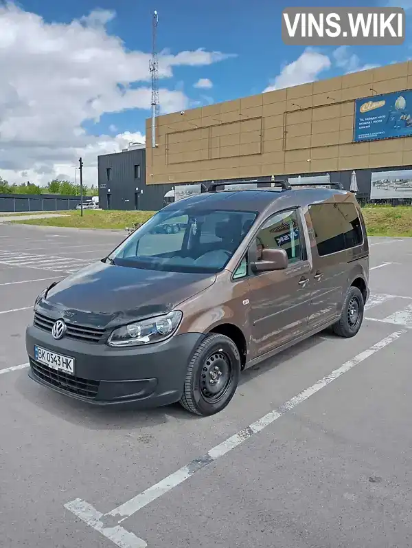 Минивэн Volkswagen Caddy 2015 1.6 л. Ручная / Механика обл. Ровенская, Ровно - Фото 1/16