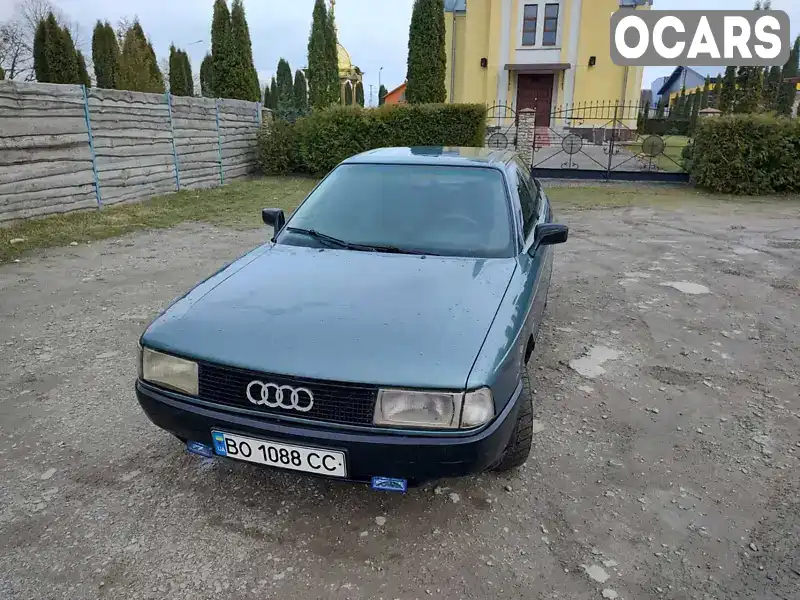 Седан Audi 80 1990 1.98 л. Ручна / Механіка обл. Тернопільська, Кременець - Фото 1/11