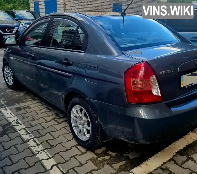 Седан Hyundai Accent 2008 1.4 л. Ручна / Механіка обл. Хмельницька, Хмельницький - Фото 1/13