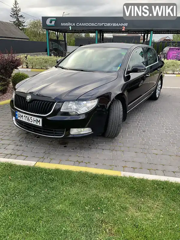 Ліфтбек Skoda Superb 2009 2 л. Автомат обл. Житомирська, Коростень - Фото 1/21