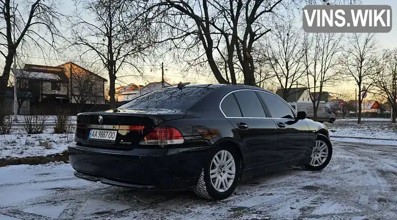 Седан BMW 7 Series 2002 3 л. Типтронік обл. Київська, Київ - Фото 1/18