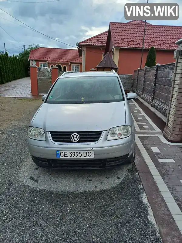 Минивэн Volkswagen Touran 2004 1.9 л. Ручная / Механика обл. Черновицкая, Черновцы - Фото 1/12