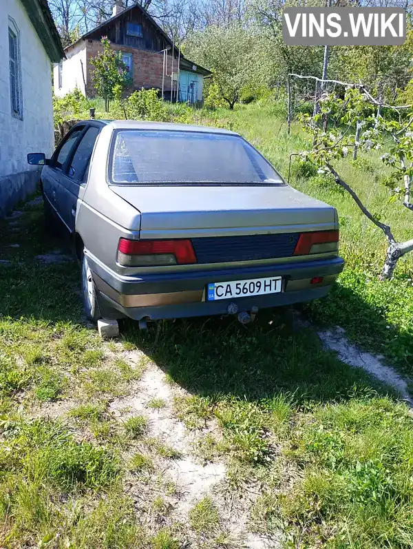 Седан Peugeot 405 1988 1.91 л. Ручная / Механика обл. Черкасская, Канев - Фото 1/4