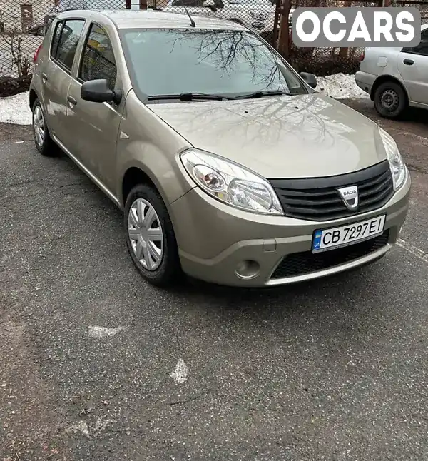 Хетчбек Dacia Sandero 2009 1.39 л. Ручна / Механіка обл. Чернігівська, Чернігів - Фото 1/9