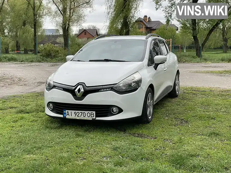 Універсал Renault Clio 2013 1.46 л. Ручна / Механіка обл. Київська, Біла Церква - Фото 1/10