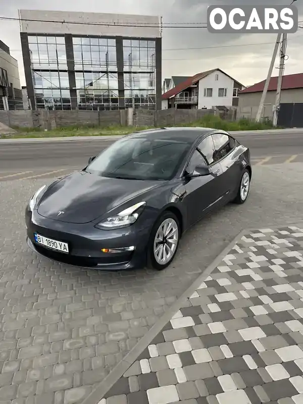 5YJ3E1EA6NF144344 Tesla Model 3 2021 Седан  Фото 2