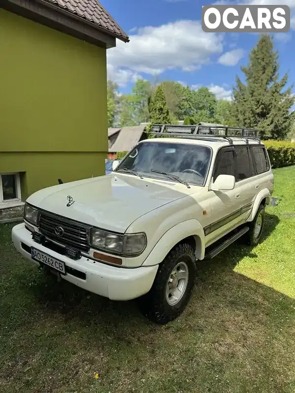 Позашляховик / Кросовер Toyota Land Cruiser 1997 4.5 л. Ручна / Механіка обл. Закарпатська, Ужгород - Фото 1/16