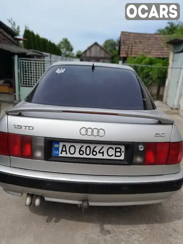 Седан Audi 80 1993 1.9 л. Ручная / Механика обл. Закарпатская, Ужгород - Фото 1/8