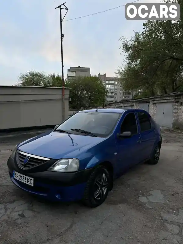 Седан Dacia Logan 2006 1.39 л. Ручна / Механіка обл. Запорізька, Запоріжжя - Фото 1/8