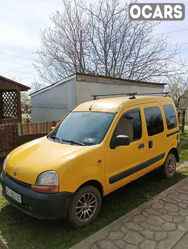 Мінівен Renault Kangoo 2002 1.9 л. Ручна / Механіка обл. Волинська, Нововолинськ - Фото 1/4