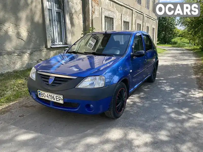 Седан Dacia Logan 2006 1.6 л. обл. Хмельницька, Ізяслав - Фото 1/16