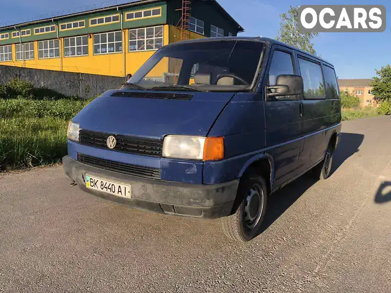 Мінівен Volkswagen Transporter 1991 1.9 л. Ручна / Механіка обл. Рівненська, Рівне - Фото 1/14